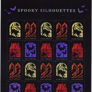 Spooky Silhouettes Sheet of 20